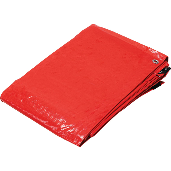 Lona Toldo Polietileno 3 x 4mt Rojo Pretul LP-34R