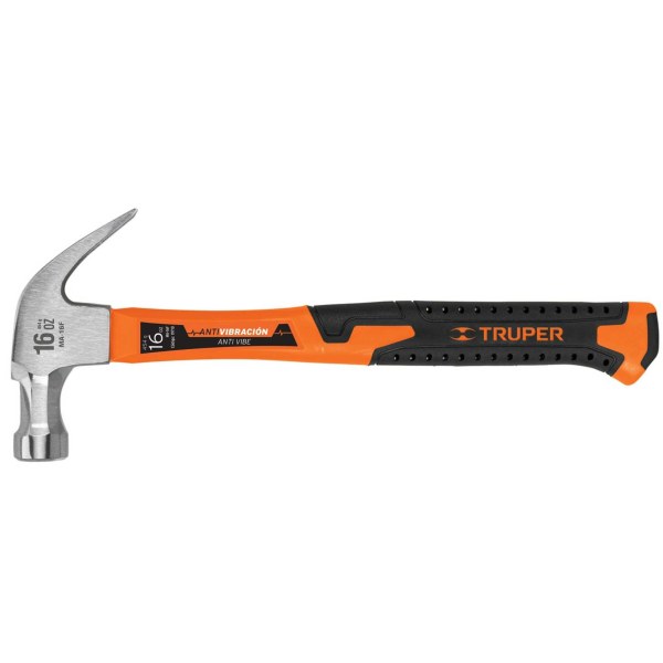 Martillo De Uña Mango Fibra De Vidrio Truper MA-16F 