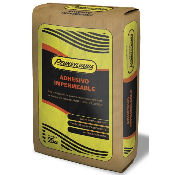 Adhesivo Impermeable para Cerámica y Azulejos Pennsylvania 25 kg