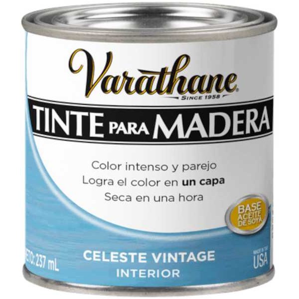 Tinte Para Madera Celeste Vintage Varathane 237ml