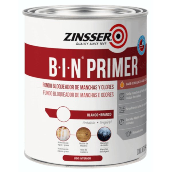 Fondo Bloqueador Manchas y Olores B-I-N Primer Zinsser 946ml