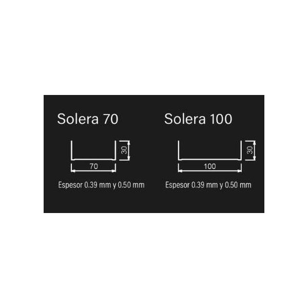 Solera para Drywall Permet ARMCO