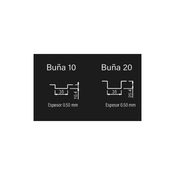 Perfil Buña / Omega para Drywall Permet ARMCO