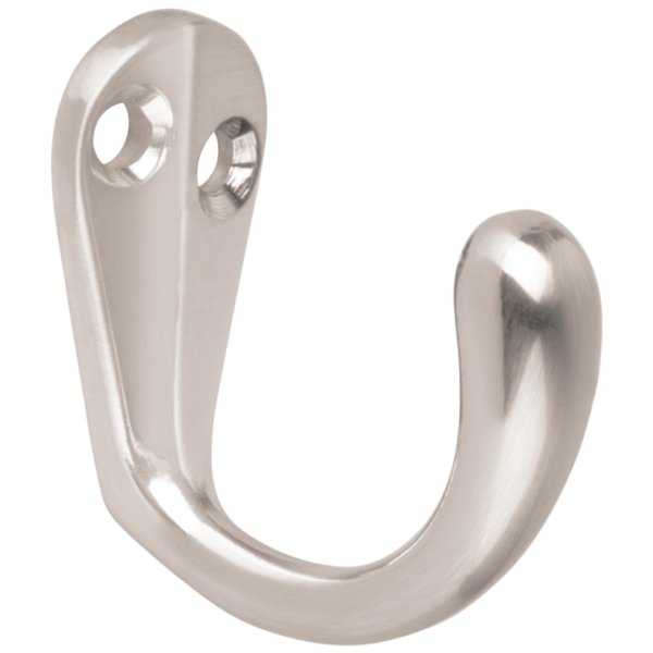 Gancho Percha Simple Níquel Satinado Hermex PEPU-04