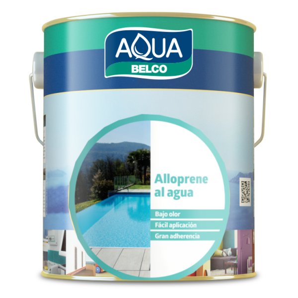 Pintura ALLOPRENE Al Agua Blanco Aqua Belco 18lt