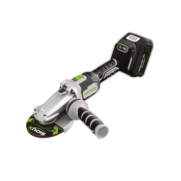 Amoladora angular ind 41/2-5"  20v kit 2bat 4A