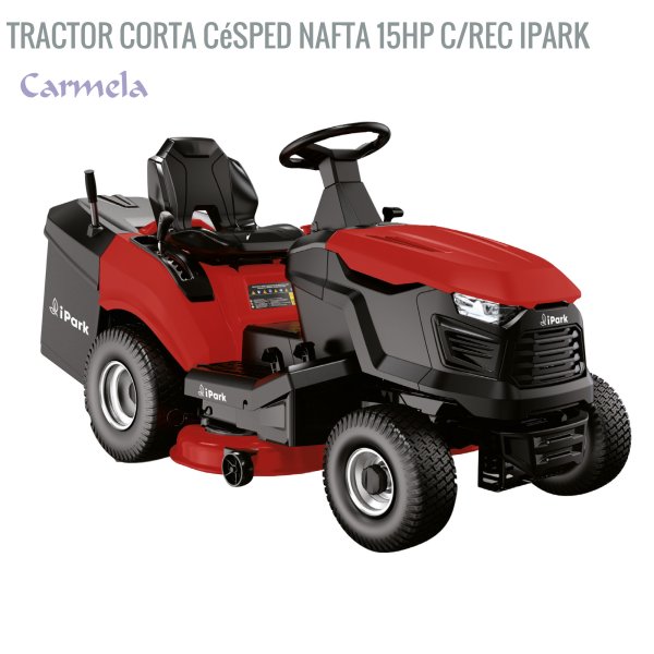 Tractor cortacésped IPARK 15HP con recolector