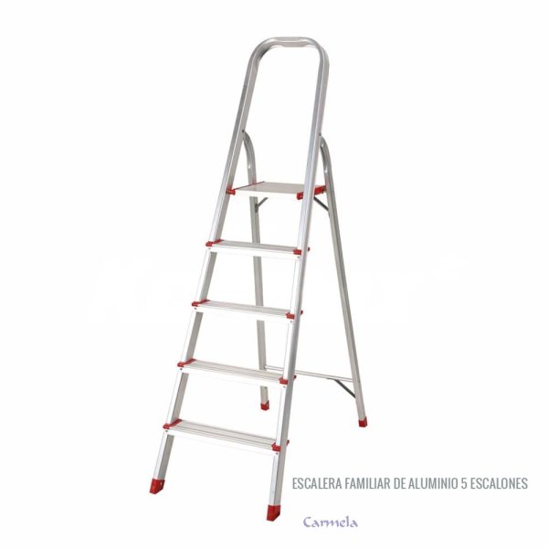 Escalera familiar de ALUMINIO 5 escalones