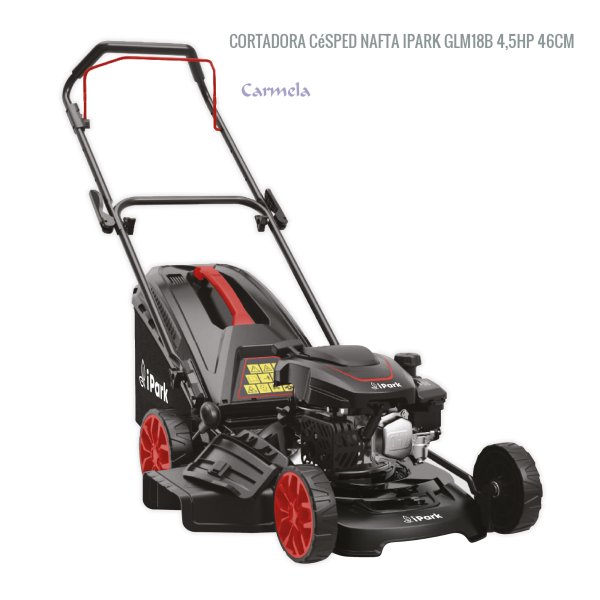 Cortadora césped nafta IPARK GLM18B 4,5hp 46cm