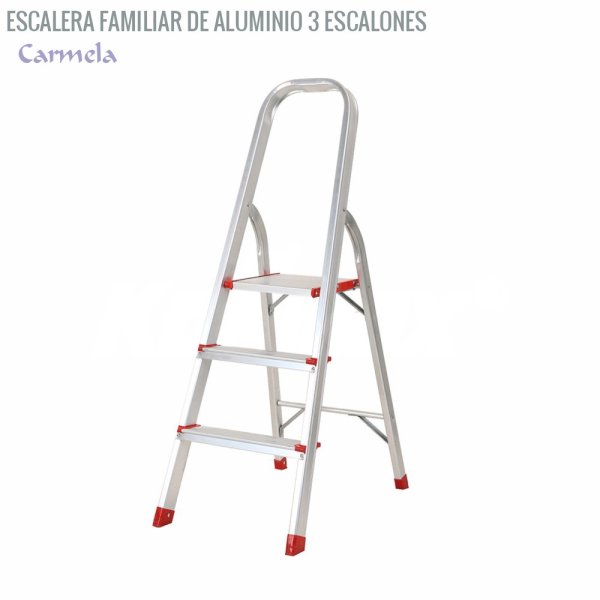 Escalera familiar de aluminio 3 escalones