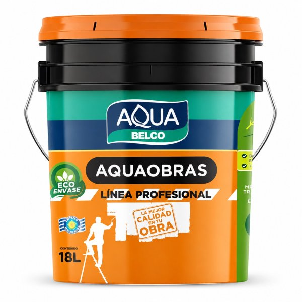 Pintura Para Cielorrasos Anti Hongos Aqua Obras Belco 18lt