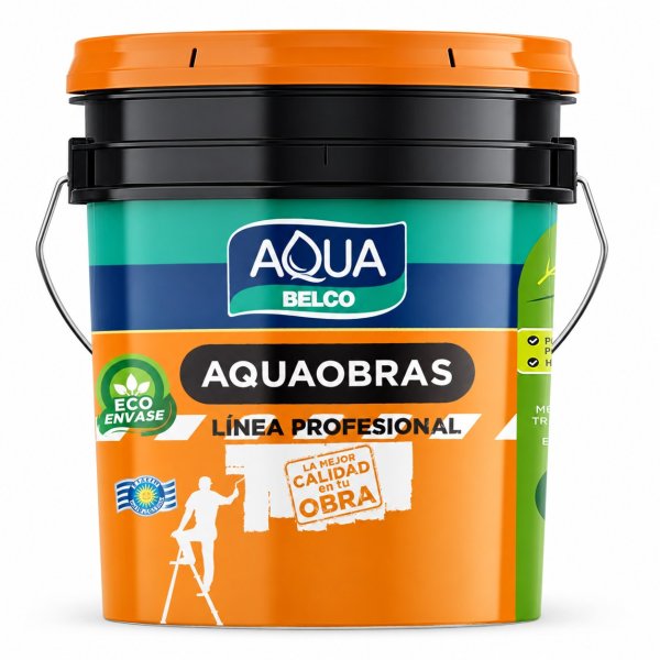 Pintura Para Cielorrasos Anti Hongos Aqua Obras Belco 3,6lt