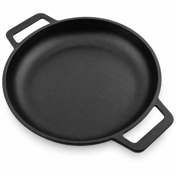 Sartén Hierro Fundido Curado 25cm Con Asas Victoria 31596
