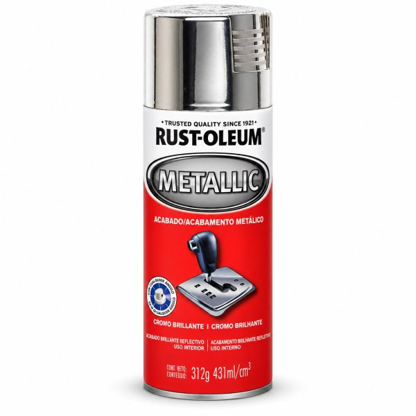 Pintura Metálica Cromo Autos Automotive Rust Oleum