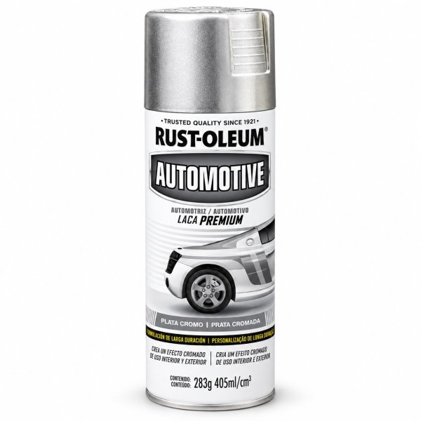 Laca Premium Plata Cromo Automotive Rust Oleum