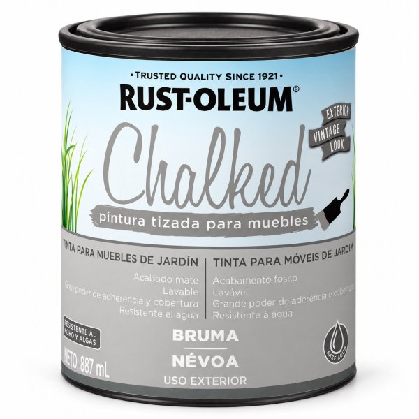 Pintura Tizada Bruma Chalked Exterior Rust Oleum 887ml