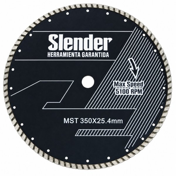 Disco Diamantado Turbo 12'' Corte Seco Slender