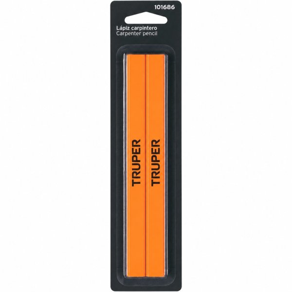 Lápiz De Carpintero Ovalado 18cm Profesional Truper