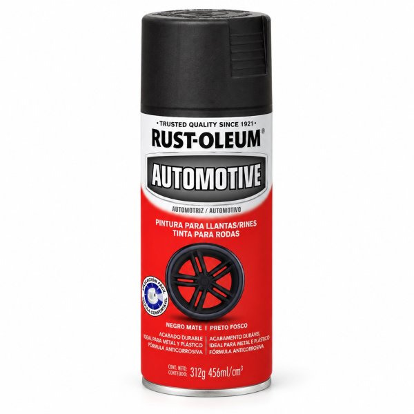Pintura Aerosol Llantas Rust Oleum Automotive Negro