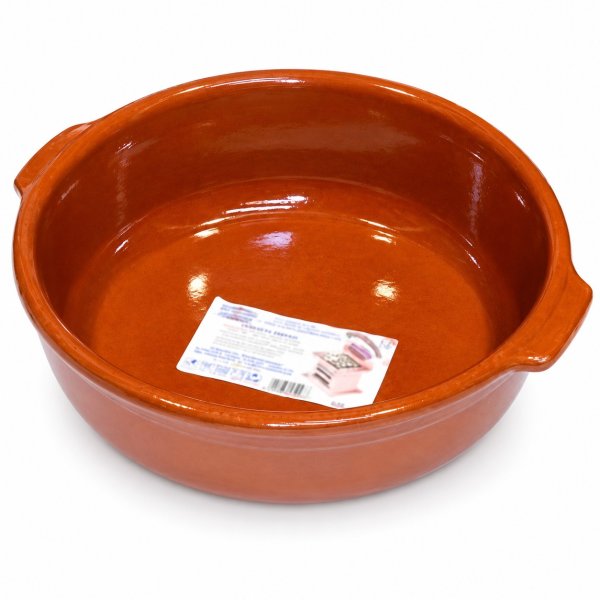 Cazuela Alta Vitrificada 25cm Corzana