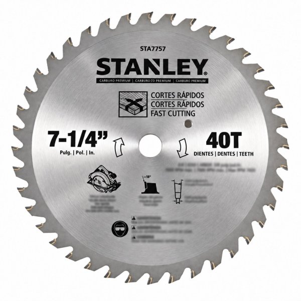 Hoja Sierra Stanley STA7757 7 1/4 40d