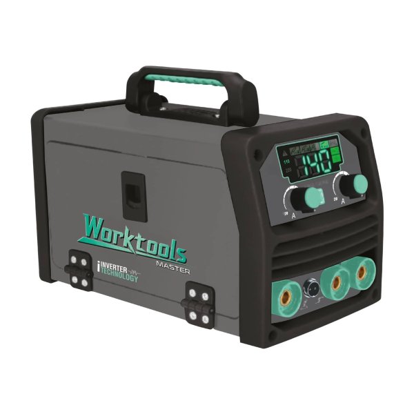 Soldadora Inverter Worktools 140A MIG, TIG y Electrodo