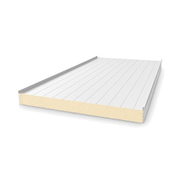 Panel Techo Aislante Engrafado Poliuretano Isodec Pir 80 mm 