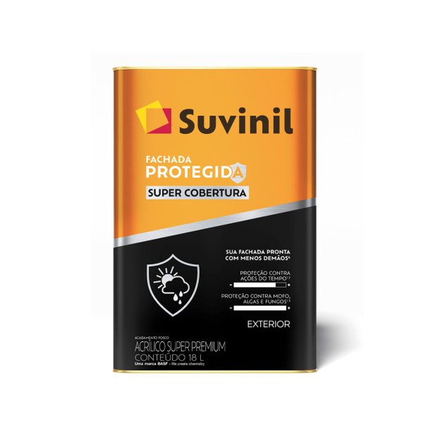 Pintura Fachada Protegida Super Cobertura Blanco Suvinil 18lt
