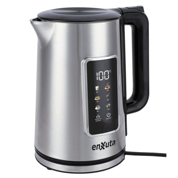 Jarra Eléctrica Digital 1,7 litros Inox 2.200 W Enxuta SDAENXJD111