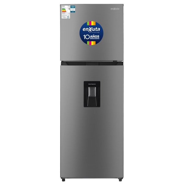 Refrigerador Frío Seco Inverter 245 Litros Inox con Dispensador Enxuta RENX22275DI