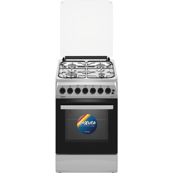 Cocina Supergas 4 Hornallas Inox con Termocupla 50x60 Enxuta CENX5542I