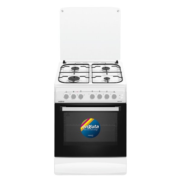 Cocina Supergas 4 Hornallas Blanca con Termocupla 60x60 Enxuta CENX5642W