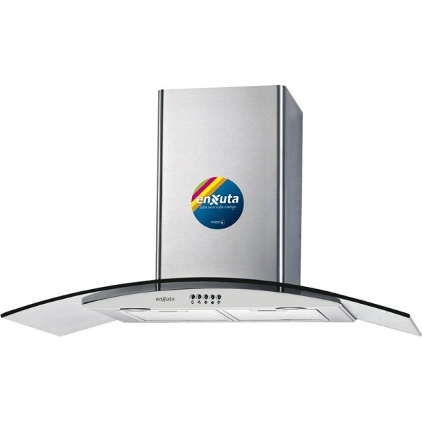 Campana 90 cm de Acero Inoxidable con Vidrio y extracción de 750 m³/h Enxuta CSSENX139
