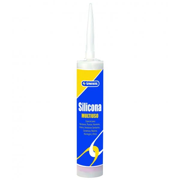 Silicona Acética Multiuso Transparente 280 ml UNISIL