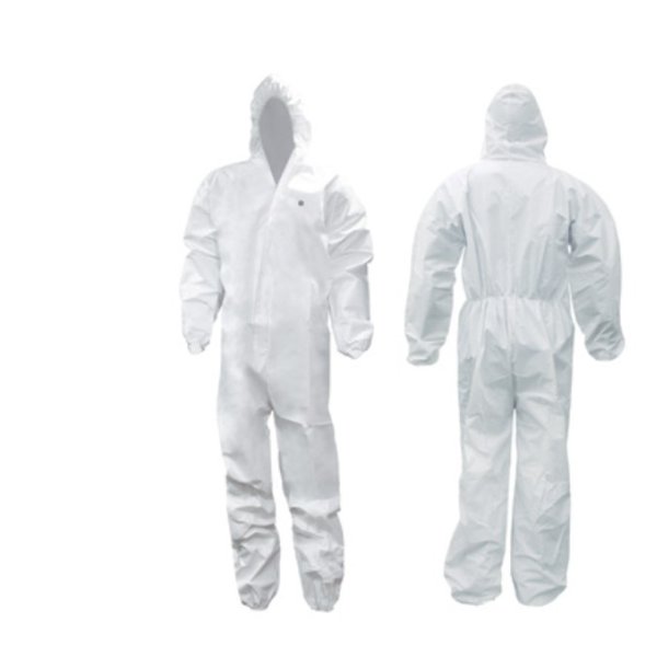 Overol Industrial Desechable con Capucha Talle L GE