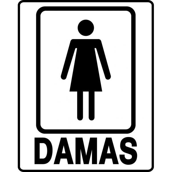 Letrero «Damas» Best Value