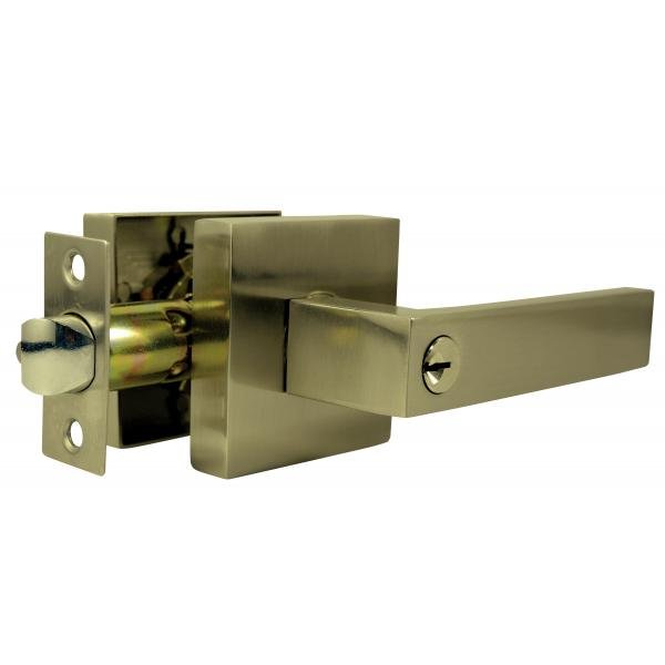 Cerradura de Manivela Tubular Bronceada con Llave BEST VALUE