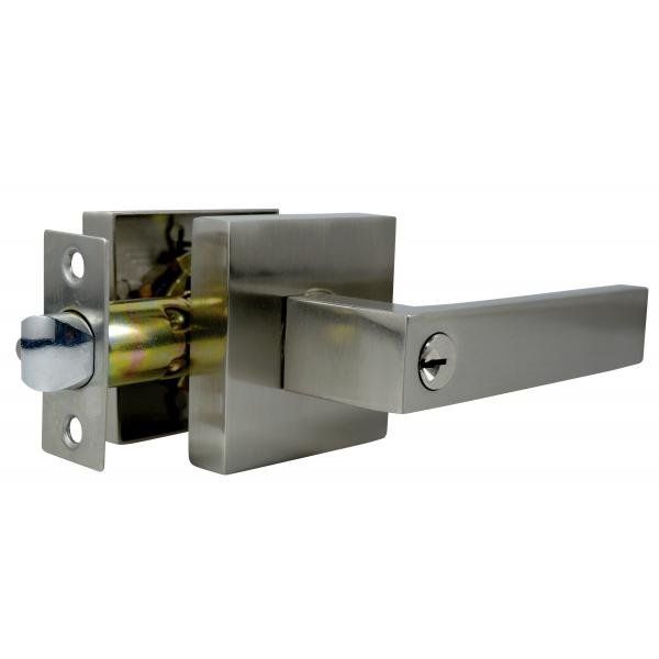 Cerradura de Manivela Tubular Satinada con Llave BEST VALUE
