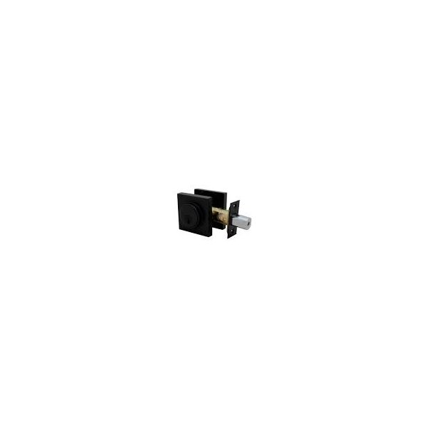 Cerradura Auxiliar Negra con 2 Llaves BEST VALUE