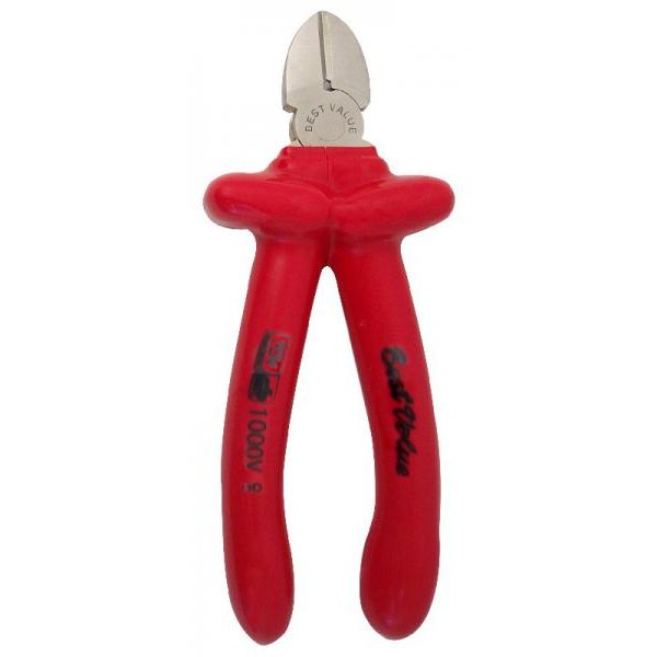 Alicate de Corte Diagonal 6" Cromo Vanadio que Resiste 1.000 V BEST VALUE
