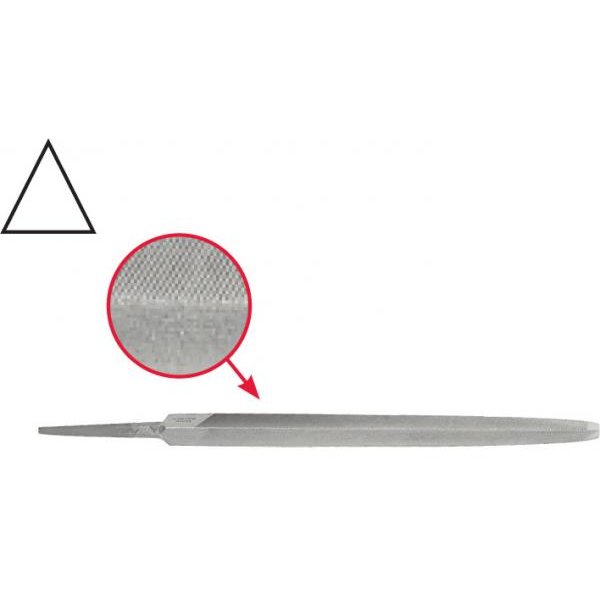 Lima Triangular 8" Entrefina