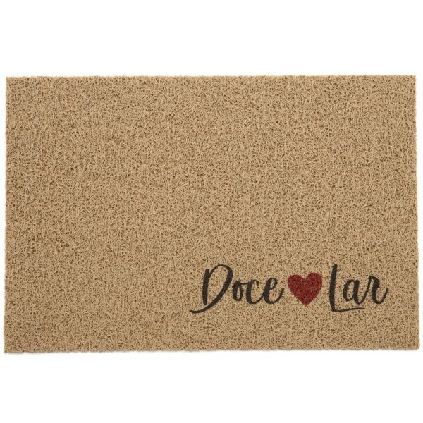 Felpudo Vinil Super Print Dulce Hogar 40 x 60 cm