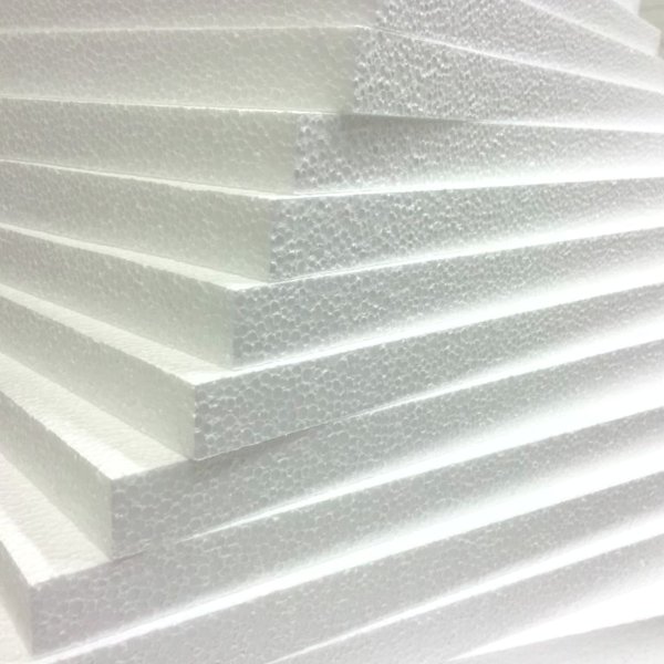 Placa Poliestireno Expandido EPS 1m x 1m x 4cm Tipo III