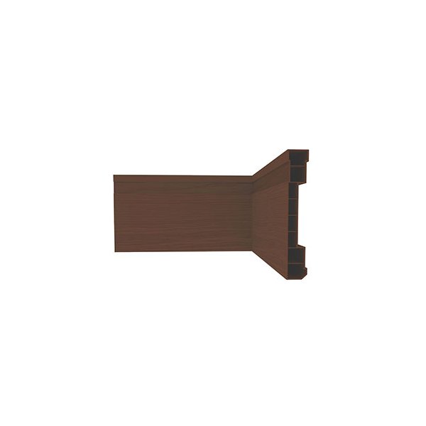 Zócalo PVC Nobre Marrón Rústico 10 cm