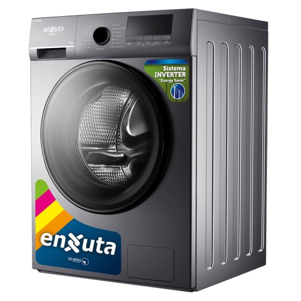 Lavarropa Automático Carga Frontal 7 kg Titanium Enxuta LENX770T