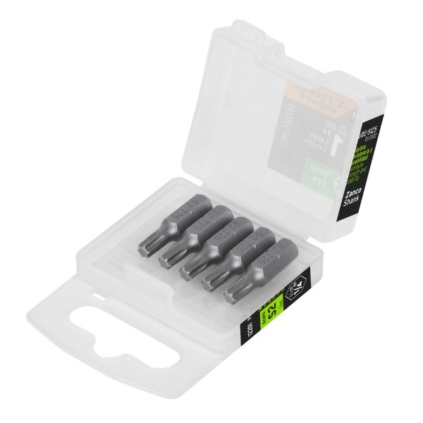 Puntas Atornillador Torx T25 x 1'' Truper PUDE-5125 Estuche x 5 