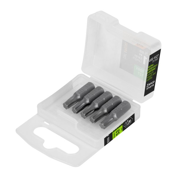 Puntas Atornillador Torx T27 x 1'' Truper PUDE-5127 Estuche x 5 