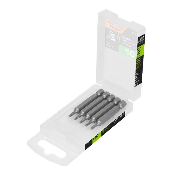 Puntas Atornillador Torx T9 x 2'' Truper PUDE-5209 Estuche x 5 
