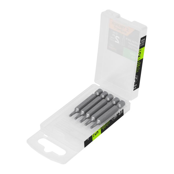 Puntas Atornillador Torx T10 x 2'' Truper PUDE-5210 Estuche x 5 