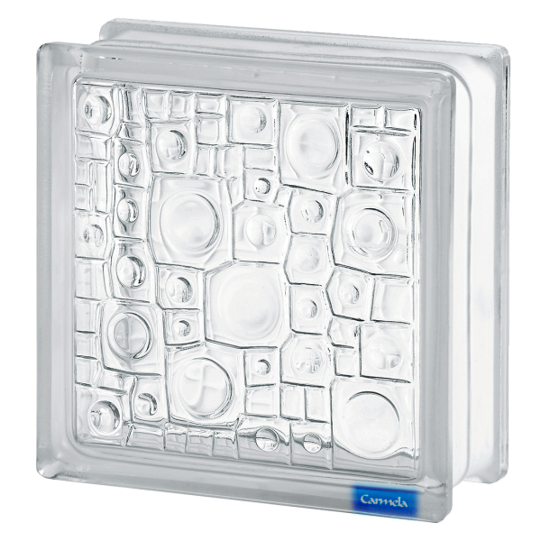 Ladrillo de Vidrio 19 x 19cm Burbuja - Clear Sponge